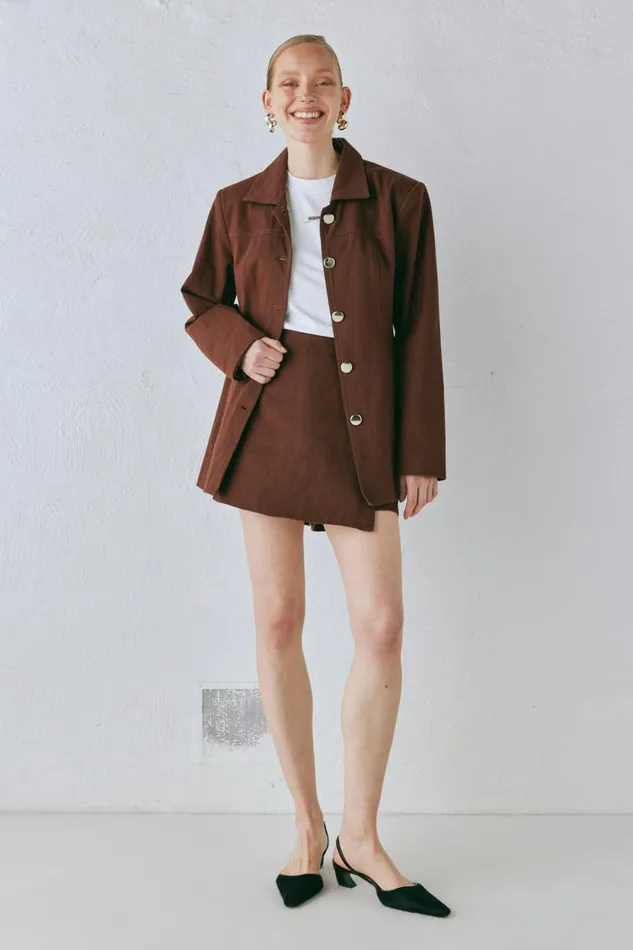 VRG GRL Shorts Women Cove Skort Chocolate VRG GRL Shorts Women Cove Skort Chocolate