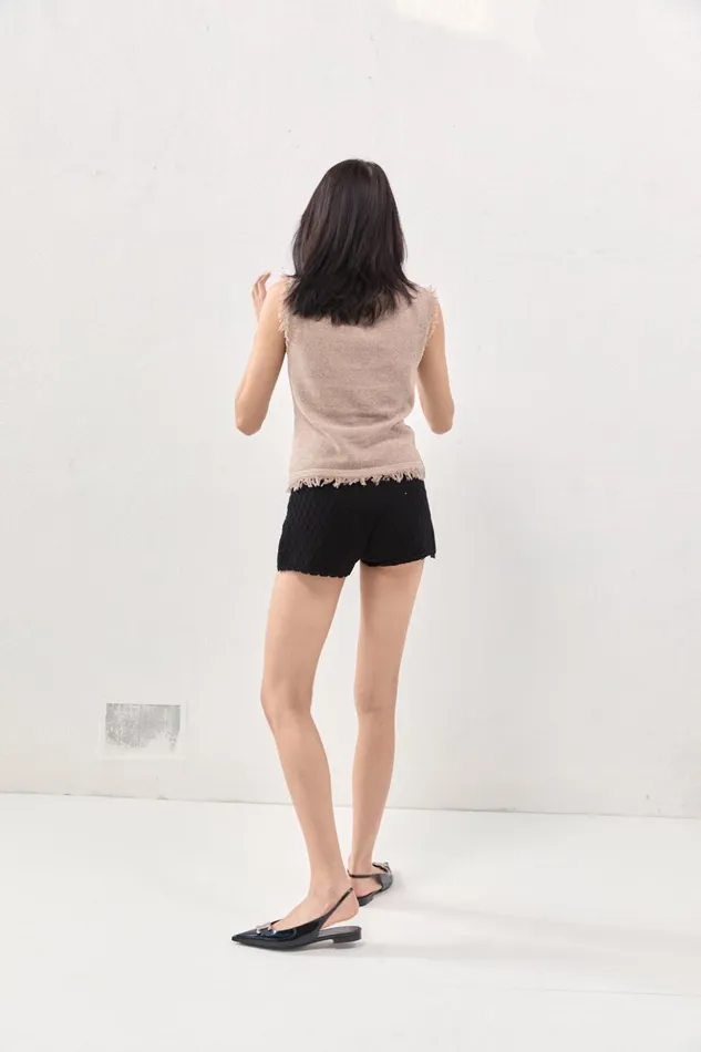 VRG GRL Sleeveless Women Rowe Knit Top Mocha VRG GRL Sleeveless Women Rowe Knit Top Mocha