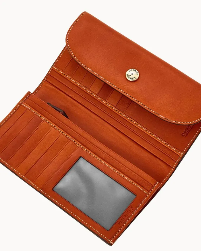 Wallets Women Dooney and Bourke Alto Slim Continental Saddle Wallets Women Dooney and Bourke Alto Slim Continental Saddle