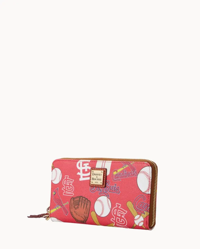 Wallets Women Dooney and Bourke MLB Cardinals Large Zip Around Wristlet Cardinals Wallets Women Dooney and Bourke MLB Cardinals Large Zip Around Wristlet Cardinals