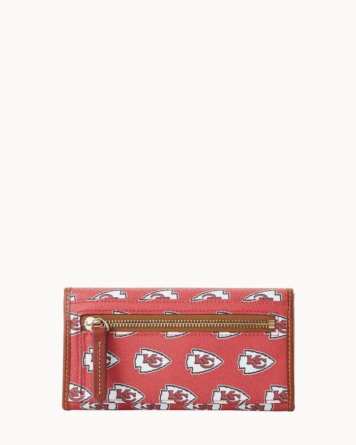 Wallets Women Dooney and Bourke NFL Chiefs Continental Clutch Chiefs