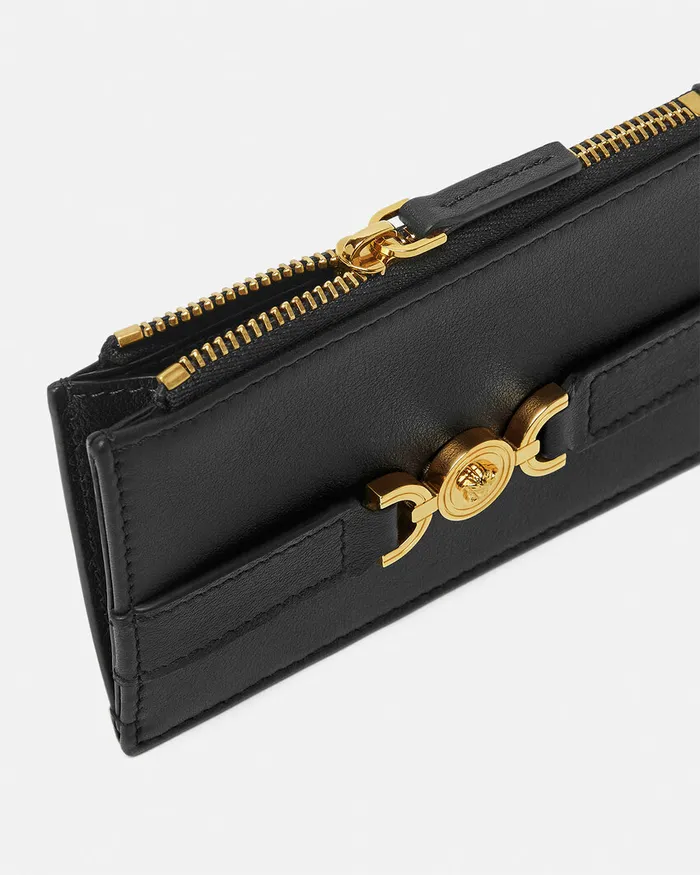 Wallets Women Versace Medusa 03995 Card Holder Blackgold