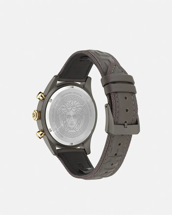 Watches Men Versace Chrono Master Watch Black