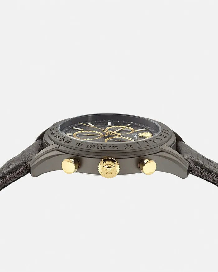 Watches Men Versace Chrono Master Watch Black