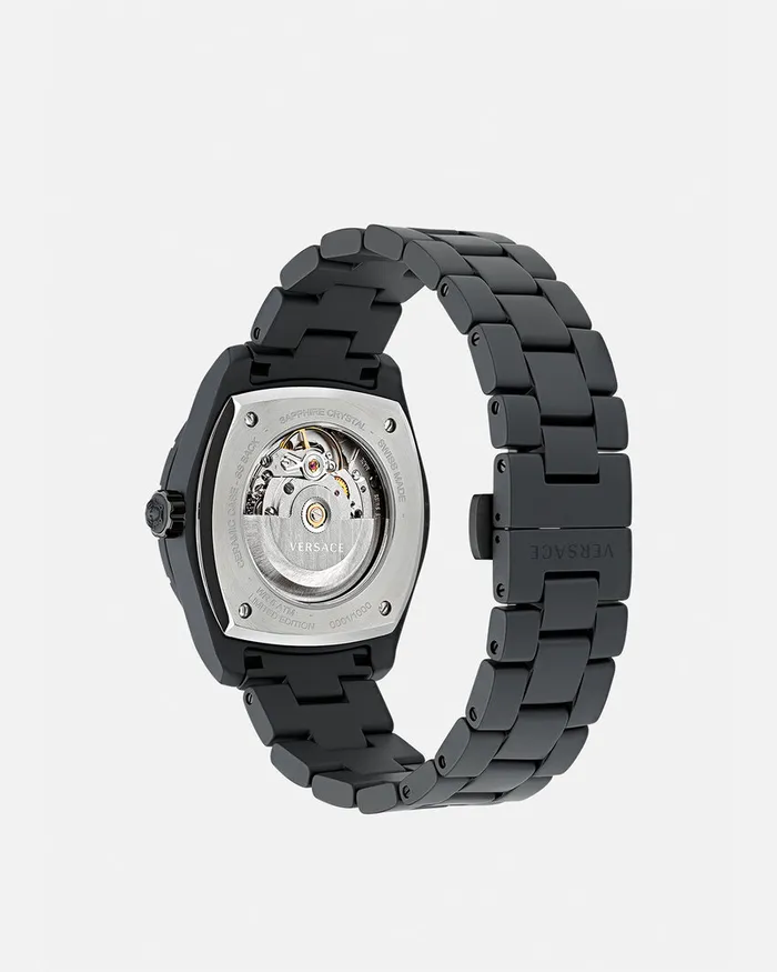 Watches Men Versace Dv One Automatic Watch Black