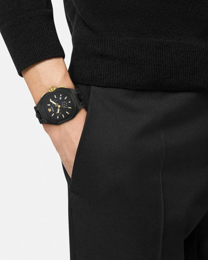 Watches Men Versace VLegend Chrono Watch Black