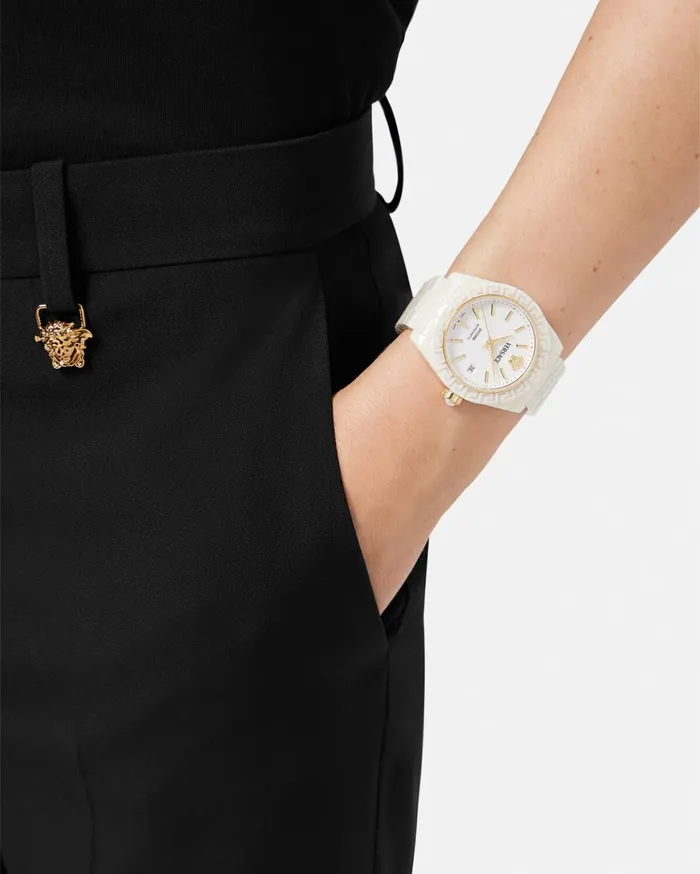 Watches Women Versace Dv One Automatic Watch White