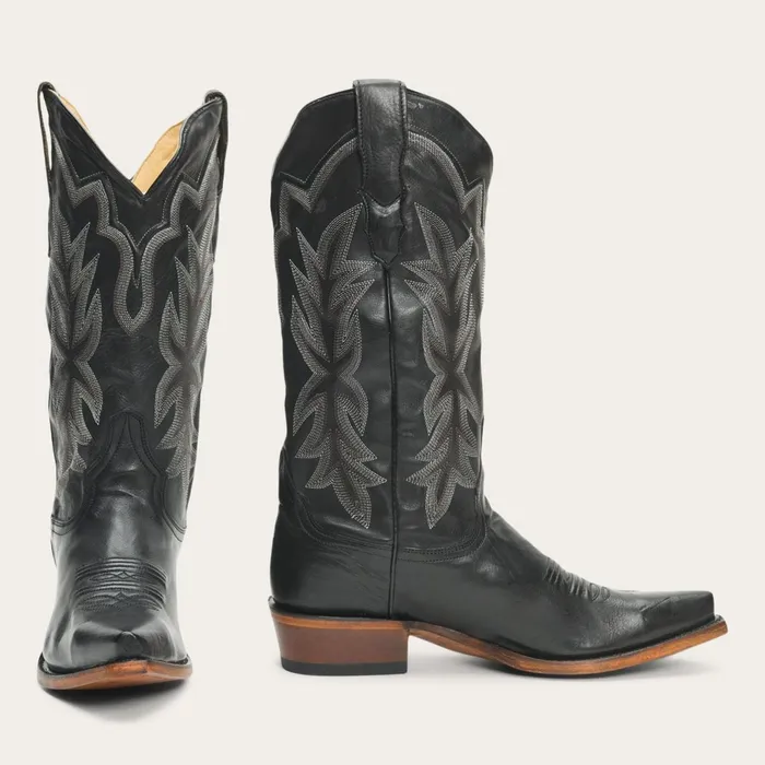 Western Women Stetson Casey Boots Black