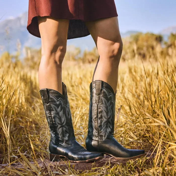 Western Women Stetson Casey Boots Black