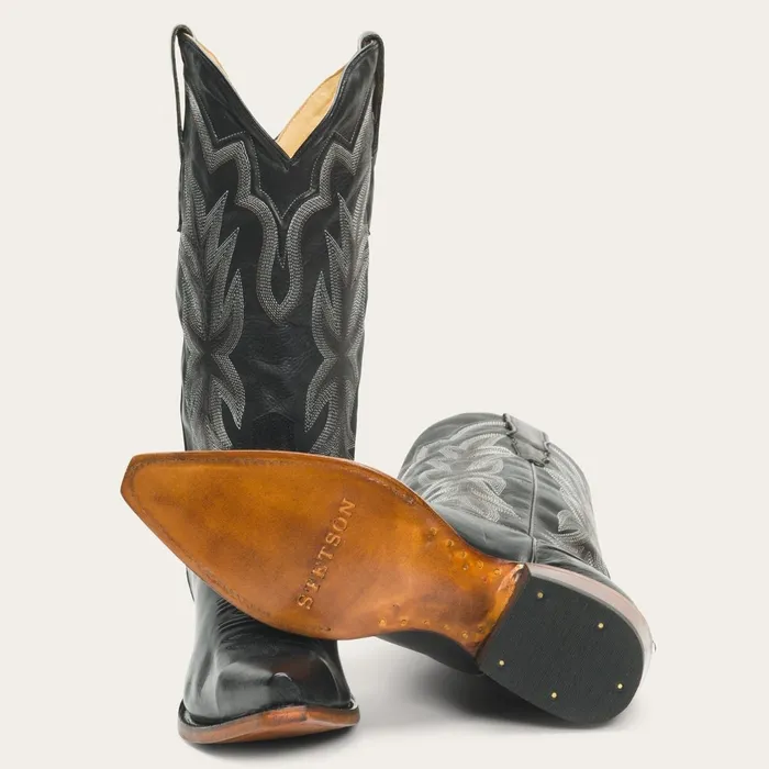 Western Women Stetson Casey Boots Black