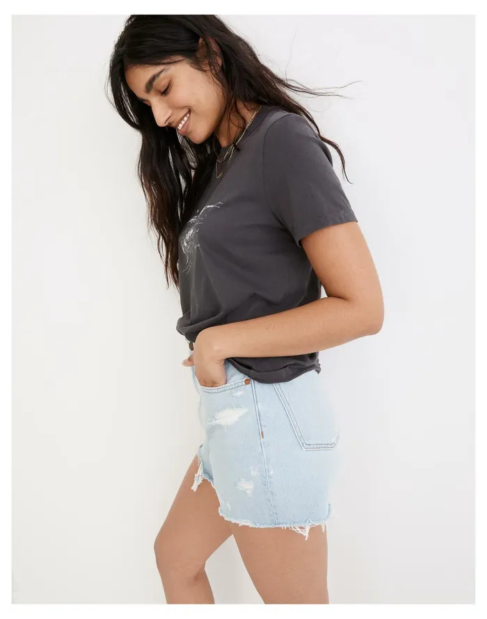 White Sands Softfade Cotton Oversized Tee Coal Women Madewell Tees White Sands Softfade Cotton Oversized Tee Coal Women Madewell Tees