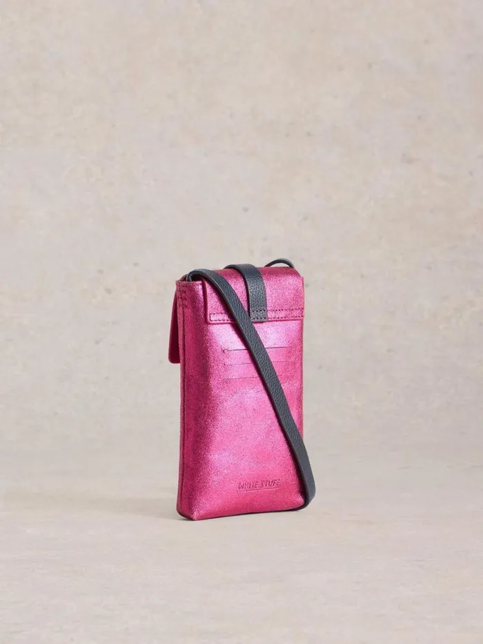White Stuff Bags and Purses Clara Buckle Leather Phone Bag Coloured Metallic 8211 Women White Stuff Bags and Purses Clara Buckle Leather Phone Bag Coloured Metallic 8211 Women