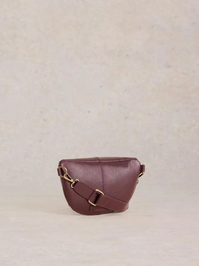 White Stuff Bags and Purses Mini Sebby Leather Sling Bag Dk Plum 8211 Women