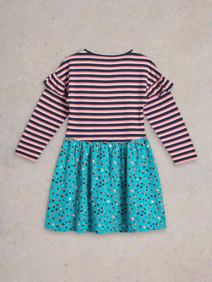 White Stuff Dresses and Skirts Ditsy Heart Print Jersey Dress Blue Multi 8211 Kids White Stuff Dresses and Skirts Ditsy Heart Print Jersey Dress Blue Multi 8211 Kids