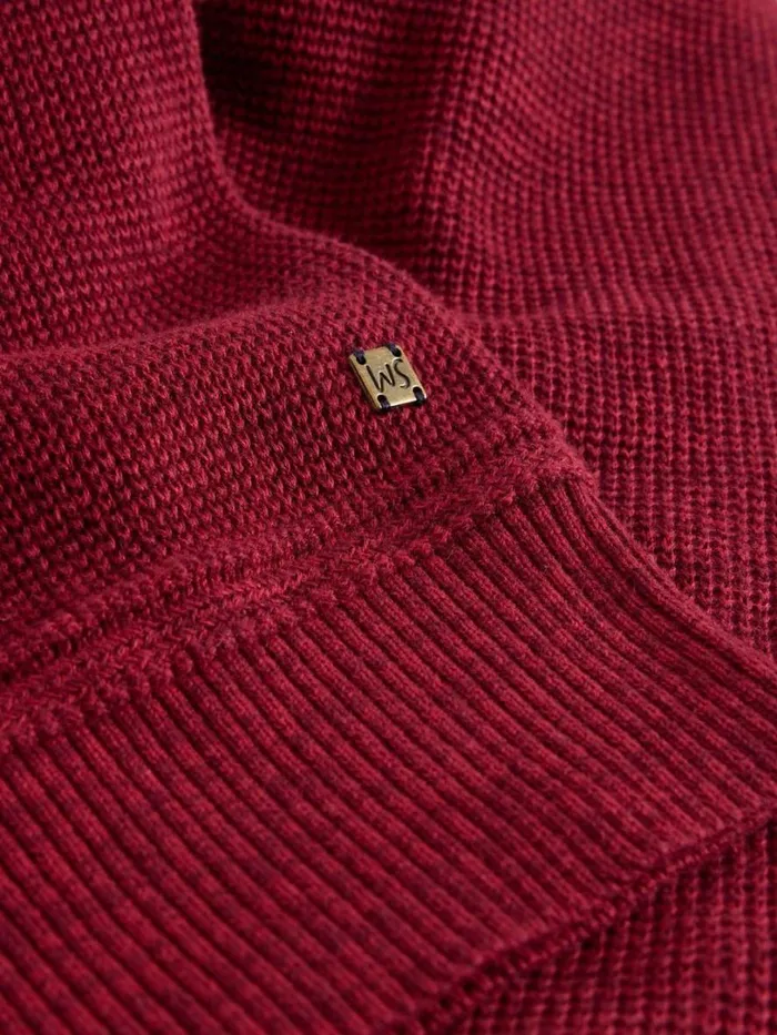 White Stuff Knitwear Attadale Funnel Neck Jumper Deep Red 8211 Men White Stuff Knitwear Attadale Funnel Neck Jumper Deep Red 8211 Men