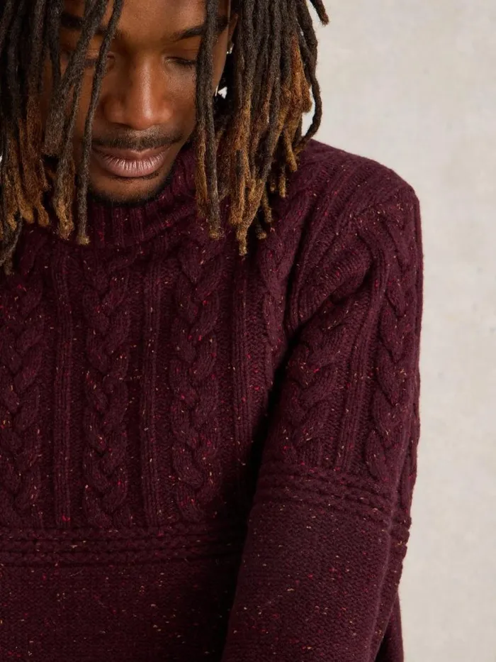 White Stuff Knitwear Berkley Crew Neck Jumper Plum Multi 8211 Men White Stuff Knitwear Berkley Crew Neck Jumper Plum Multi 8211 Men