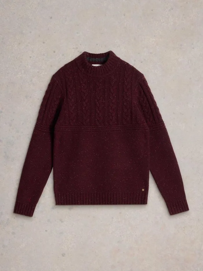 White Stuff Knitwear Berkley Crew Neck Jumper Plum Multi 8211 Men White Stuff Knitwear Berkley Crew Neck Jumper Plum Multi 8211 Men