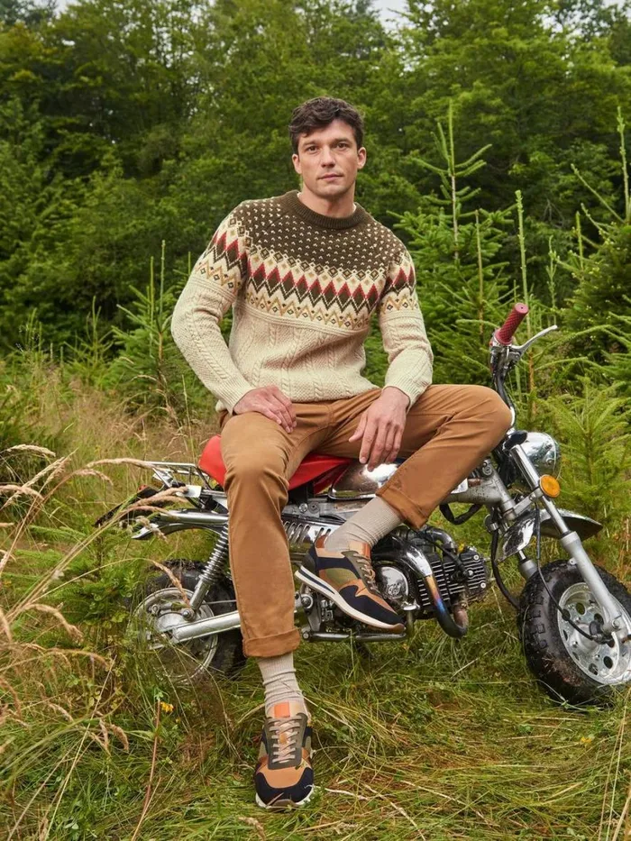 White Stuff Knitwear Cable Wool Fairisle Crew Neck Natural Multi 8211 Men White Stuff Knitwear Cable Wool Fairisle Crew Neck Natural Multi 8211 Men