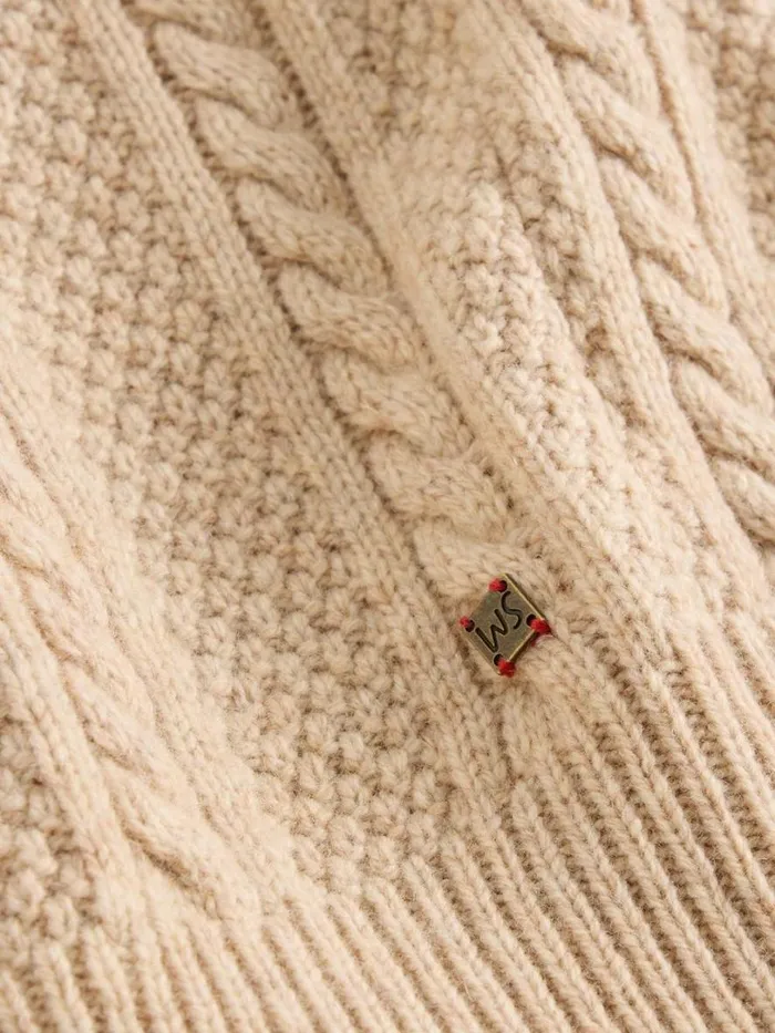 White Stuff Knitwear Cable Wool Fairisle Crew Neck Natural Multi 8211 Men White Stuff Knitwear Cable Wool Fairisle Crew Neck Natural Multi 8211 Men