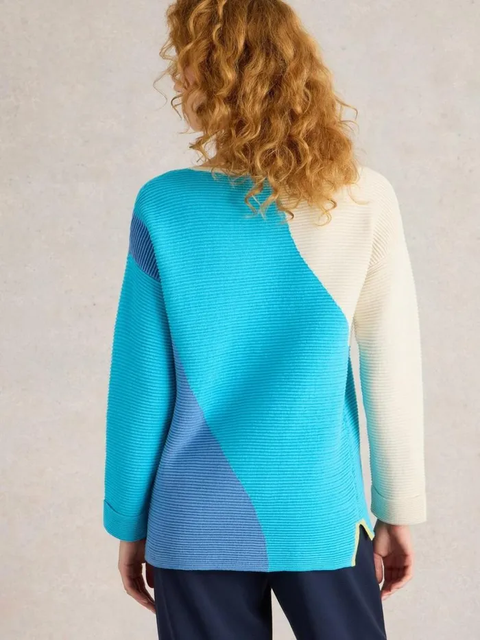White Stuff Knitwear JANA ABSTRACT JUMPER Bright Blue 8211 Women White Stuff Knitwear JANA ABSTRACT JUMPER Bright Blue 8211 Women