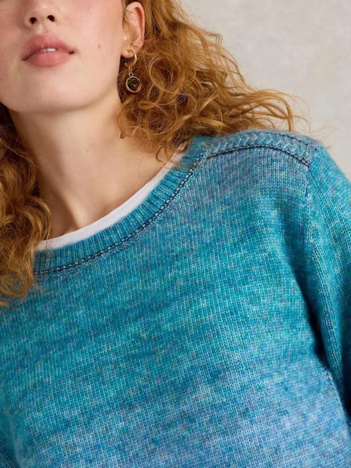 White Stuff Knitwear LILBET JUMPER Blue Multi 8211 Women White Stuff Knitwear LILBET JUMPER Blue Multi 8211 Women