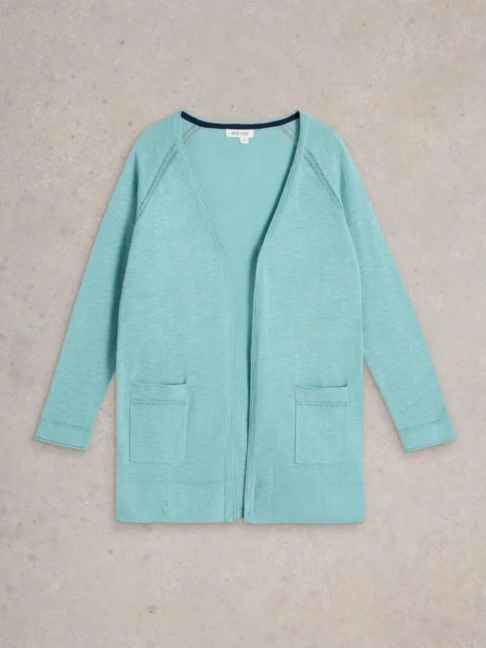 White Stuff Knitwear NARIA LONGLINE CARDI Mid Blue 8211 Women White Stuff Knitwear NARIA LONGLINE CARDI Mid Blue 8211 Women