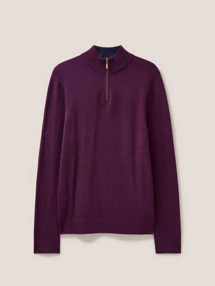 White Stuff Knitwear Newport Wool Merino Jumper Mid Plum 8211 Men White Stuff Knitwear Newport Wool Merino Jumper Mid Plum 8211 Men