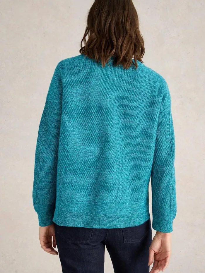 White Stuff Knitwear NORTHBANK JUMPER Teal Multi 8211 Women White Stuff Knitwear NORTHBANK JUMPER Teal Multi 8211 Women