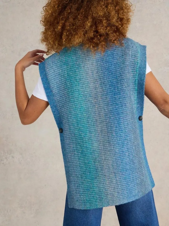 White Stuff Knitwear Spacedye Knitted Poncho Blue Multi 8211 Women White Stuff Knitwear Spacedye Knitted Poncho Blue Multi 8211 Women