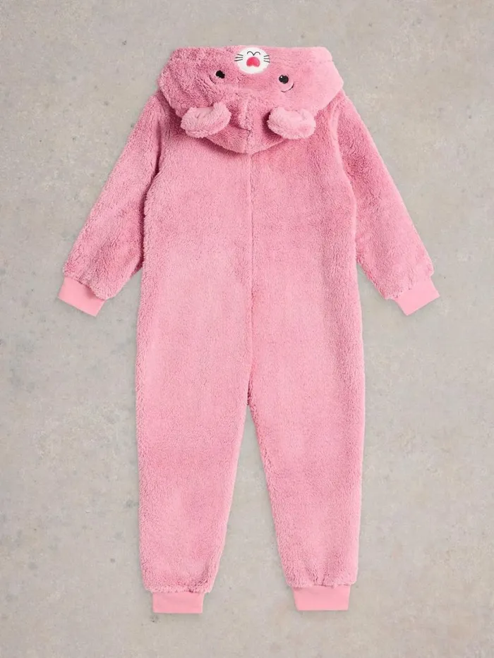 White Stuff Pyjamas Girls Mouse Onesie Mid Pink 8211 Kids White Stuff Pyjamas Girls Mouse Onesie Mid Pink 8211 Kids