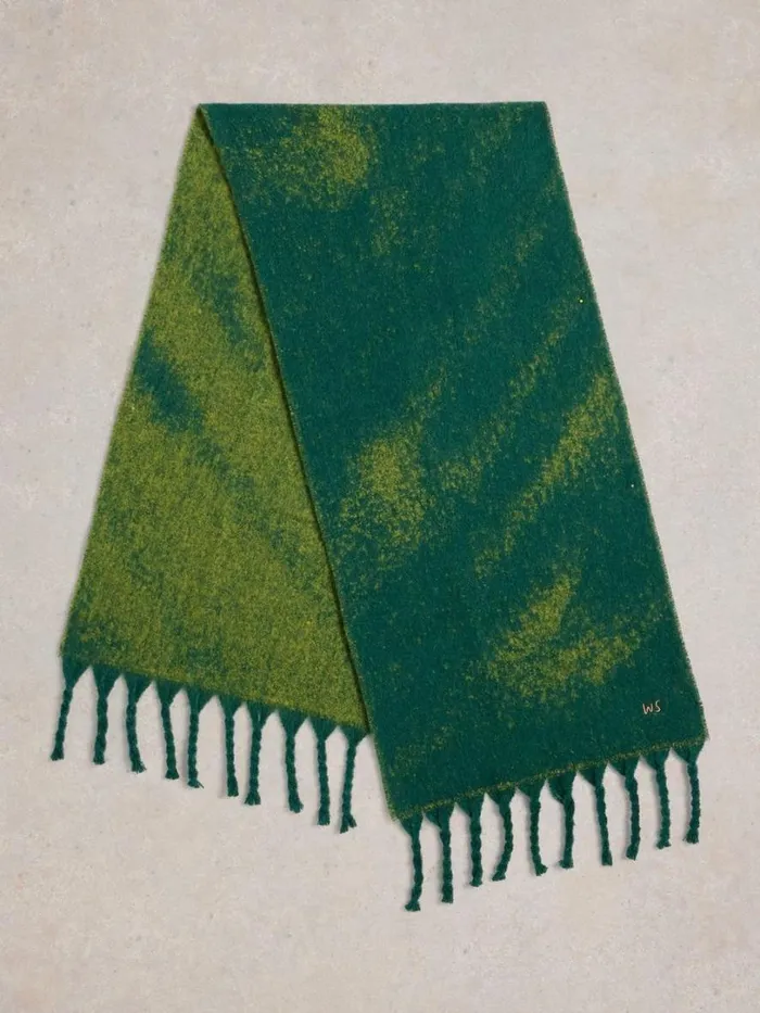 White Stuff Scarves Benny Brushed Scarf Green Multi 8211 Men White Stuff Scarves Benny Brushed Scarf Green Multi 8211 Men