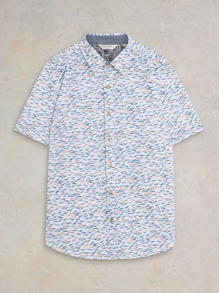 White Stuff Shirts Shoal Printed Shirt White Multi 8211 Men White Stuff Shirts Shoal Printed Shirt White Multi 8211 Men
