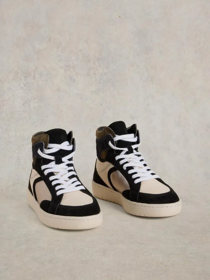 White Stuff Shoes Heidi HiTop Trainer Black Multi 8211 Women White Stuff Shoes Heidi HiTop Trainer Black Multi 8211 Women