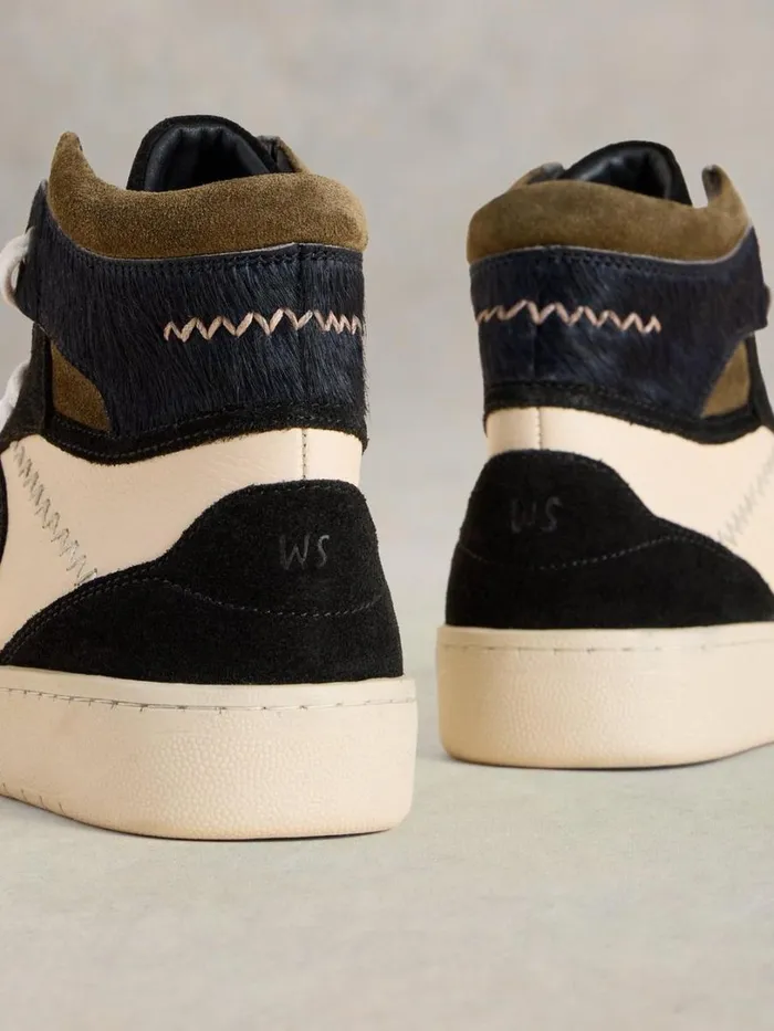 White Stuff Shoes Heidi HiTop Trainer Black Multi 8211 Women White Stuff Shoes Heidi HiTop Trainer Black Multi 8211 Women