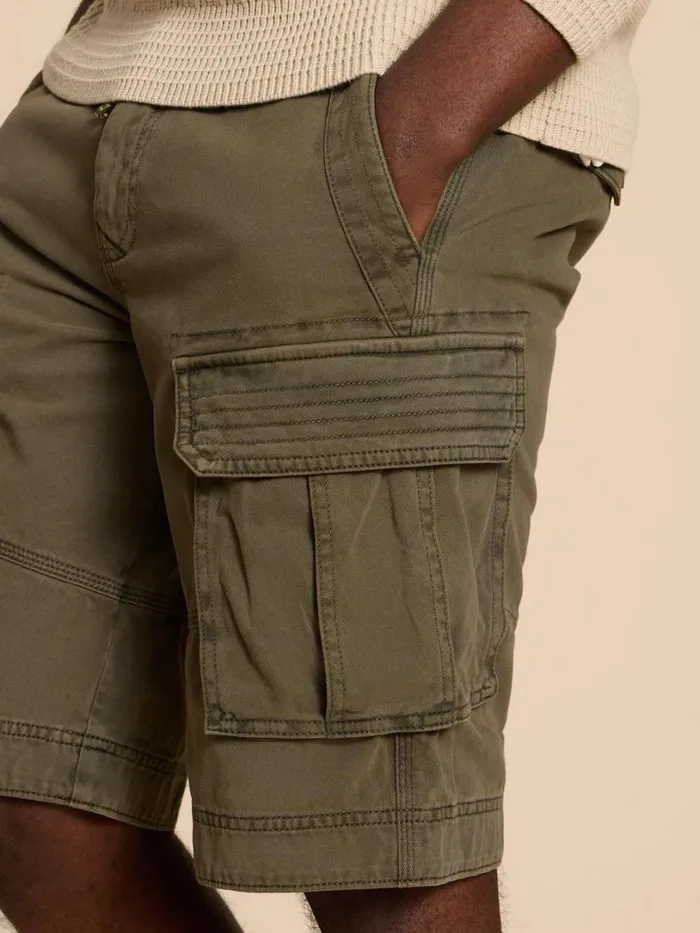 White Stuff Shorts Halsall Organic Cargo Short Khaki Green 8211 Men