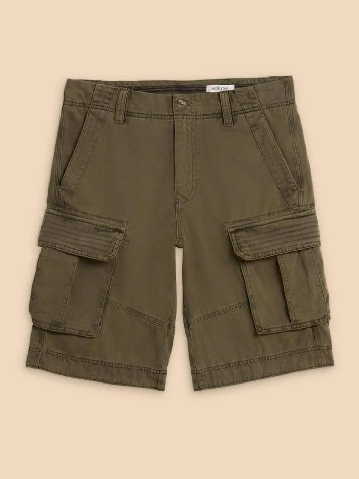 White Stuff Shorts Halsall Organic Cargo Short Khaki Green 8211 Men