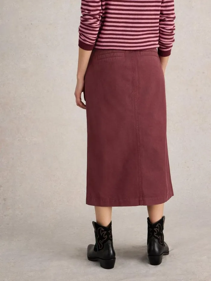 White Stuff Skirts Maren Midi Skirt Dk Plum 8211 Women
