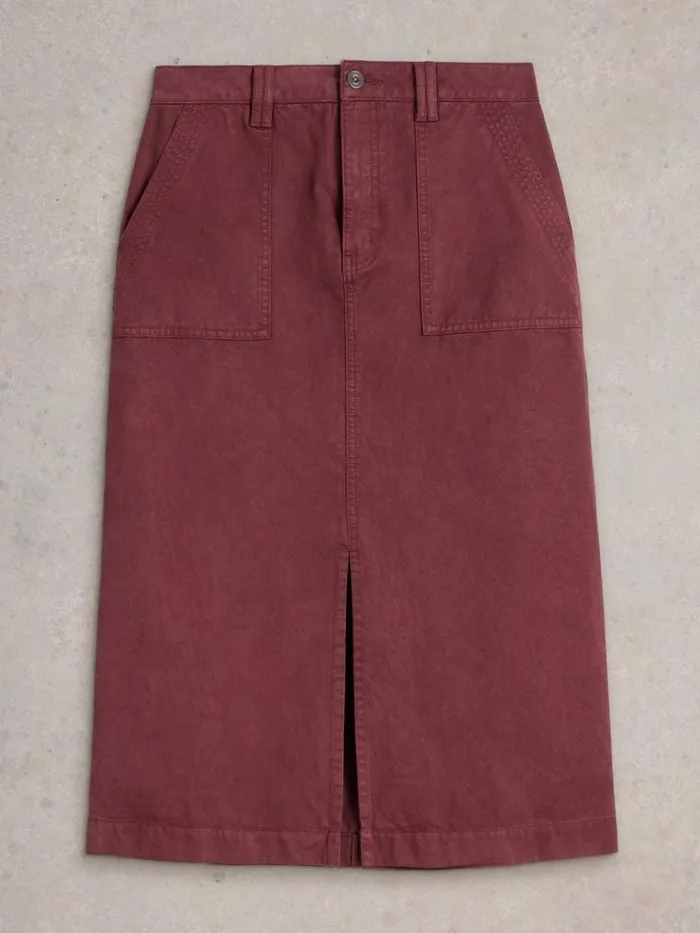 White Stuff Skirts Maren Midi Skirt Dk Plum 8211 Women