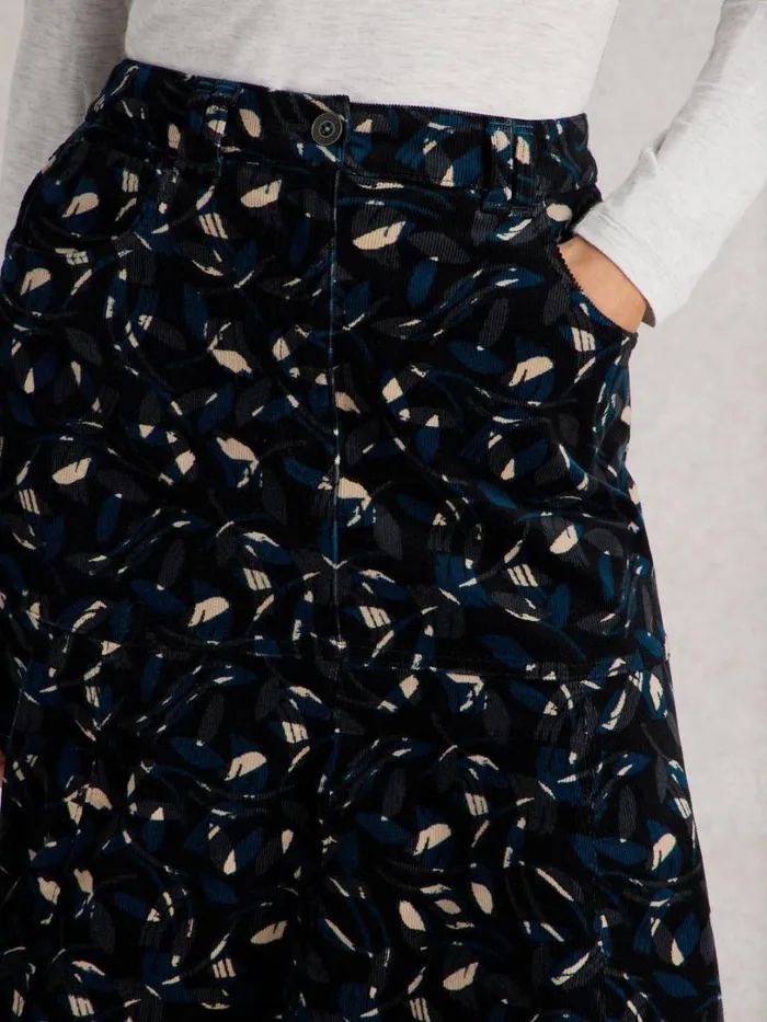 White Stuff Skirts Quinn Organic Cord Midi Skirt Black Print 8211 Women White Stuff Skirts Quinn Organic Cord Midi Skirt Black Print 8211 Women
