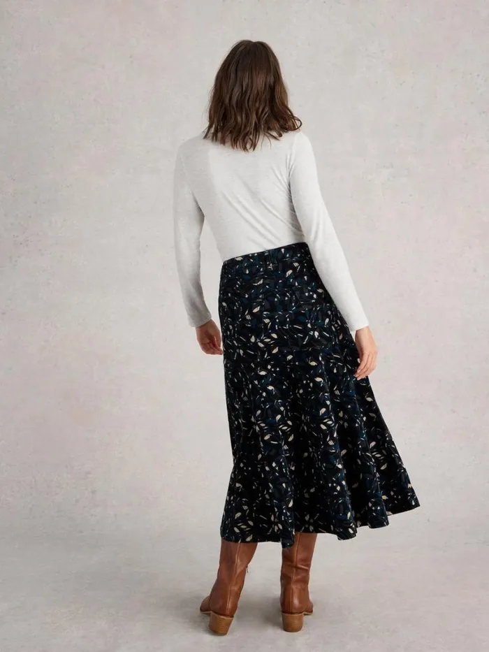 White Stuff Skirts Quinn Organic Cord Midi Skirt Black Print 8211 Women White Stuff Skirts Quinn Organic Cord Midi Skirt Black Print 8211 Women