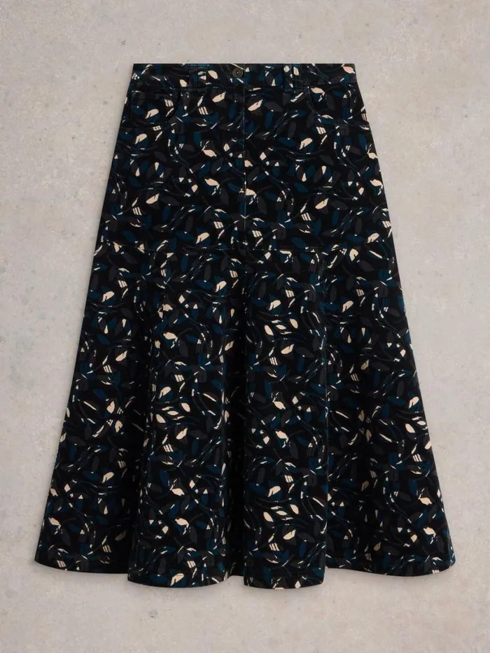 White Stuff Skirts Quinn Organic Cord Midi Skirt Black Print 8211 Women White Stuff Skirts Quinn Organic Cord Midi Skirt Black Print 8211 Women
