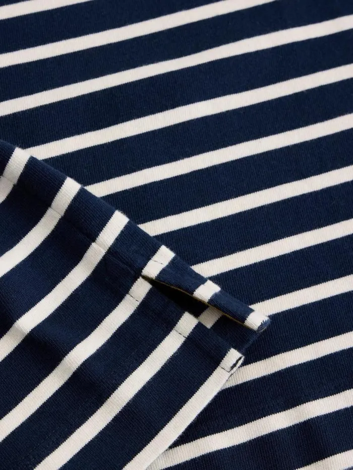 White Stuff Tops and Tees WHITNEY STRIPE LS TOP Navy Multi 8211 Women