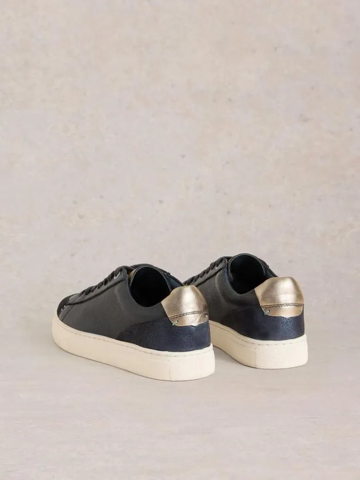 White Stuff Trainers Toni Leather Flat Trainer Navy Multi 8211 Women White Stuff Trainers Toni Leather Flat Trainer Navy Multi 8211 Women