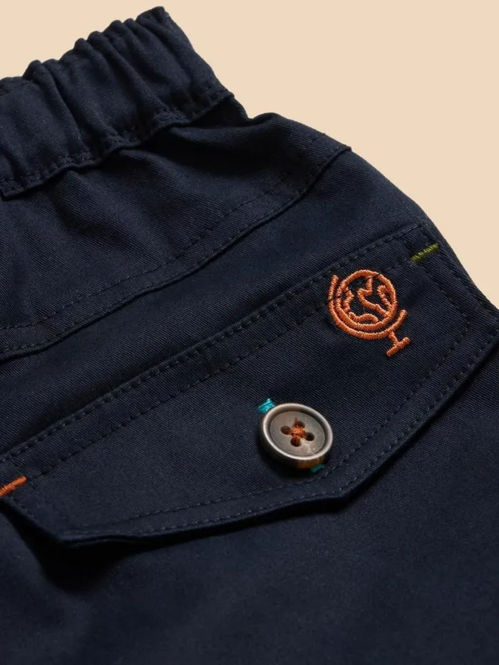 White Stuff Trousers Cargo Carter Short Dark Navy 8211 Kids
