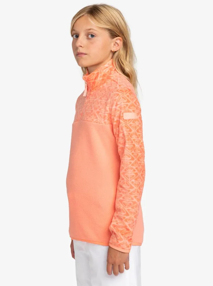 Whitecamp 8211 Half Zip Sweatshirt For Girls 8 8211 16 Peach Pink Roxygram Tonal Kids Roxy Sweatshirts and Hoodies Whitecamp 8211 Half Zip Sweatshirt For Girls 8 8211 16 Peach Pink Roxygram Tonal Kids Roxy Sweatshirts and Hoodies