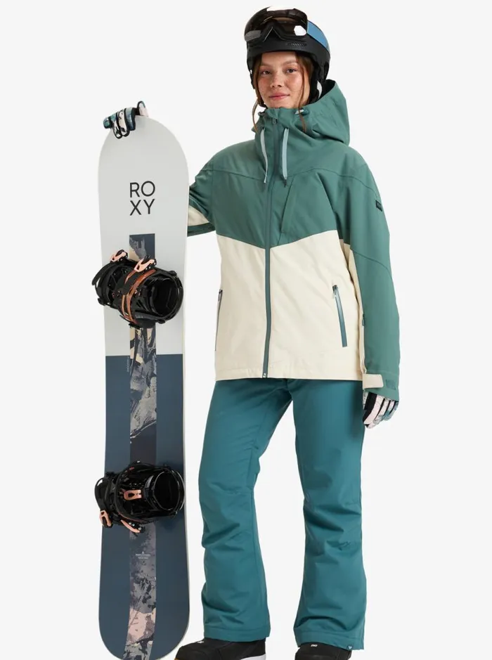 Winter Haven 8211 Snow Jacket Sea Pine Women Roxy Jackets and Coats