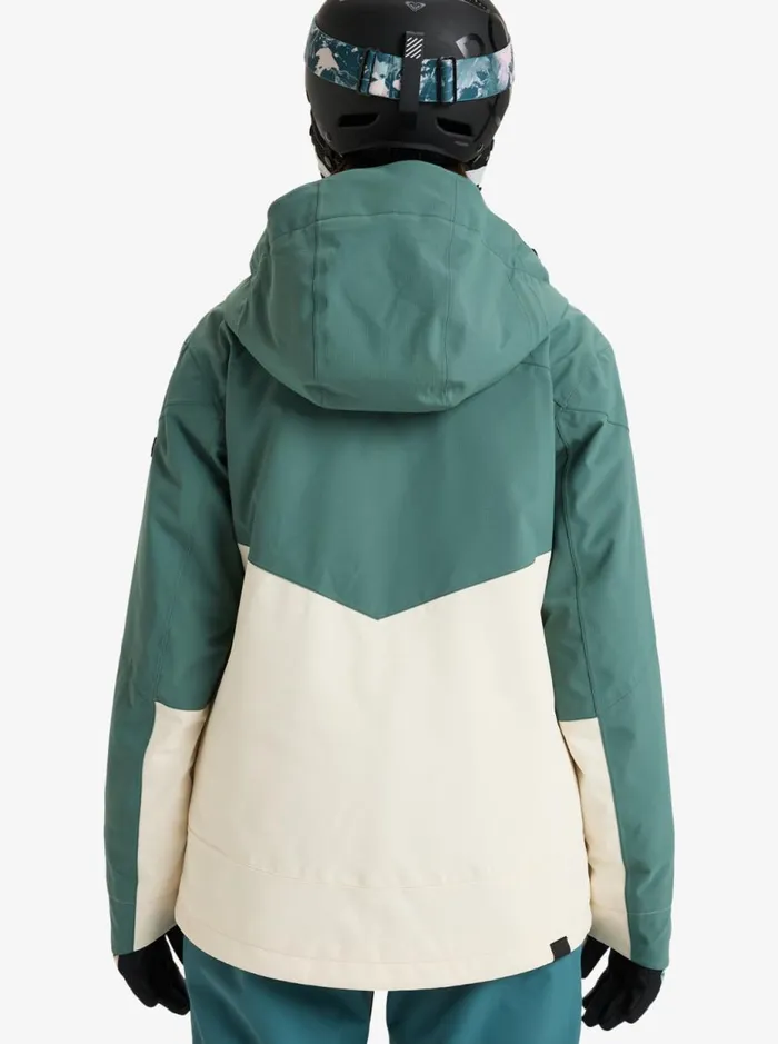 Winter Haven 8211 Snow Jacket Sea Pine Women Roxy Jackets and Coats