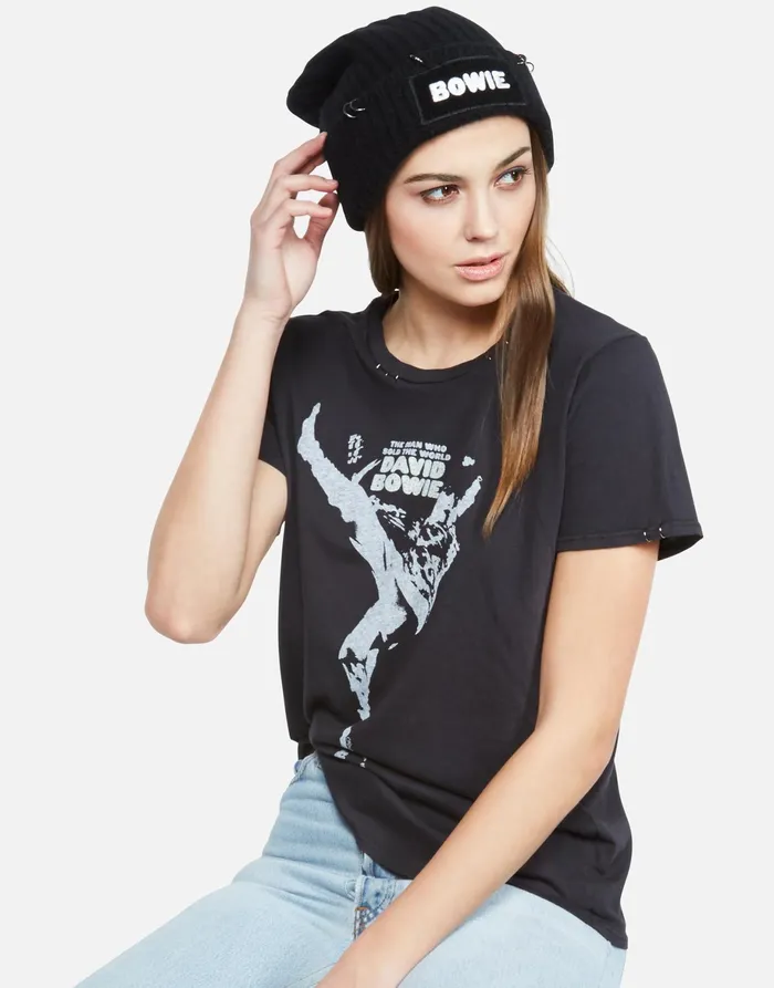 Wolf David Bowie Onyx Women039s Lauren Moshi Short Sleeve