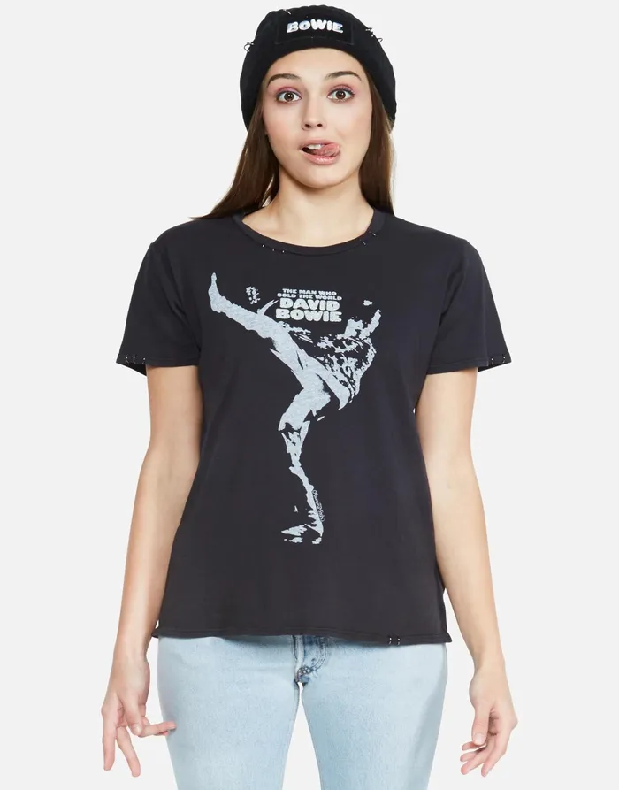 Wolf David Bowie Onyx Women039s Lauren Moshi Short Sleeve
