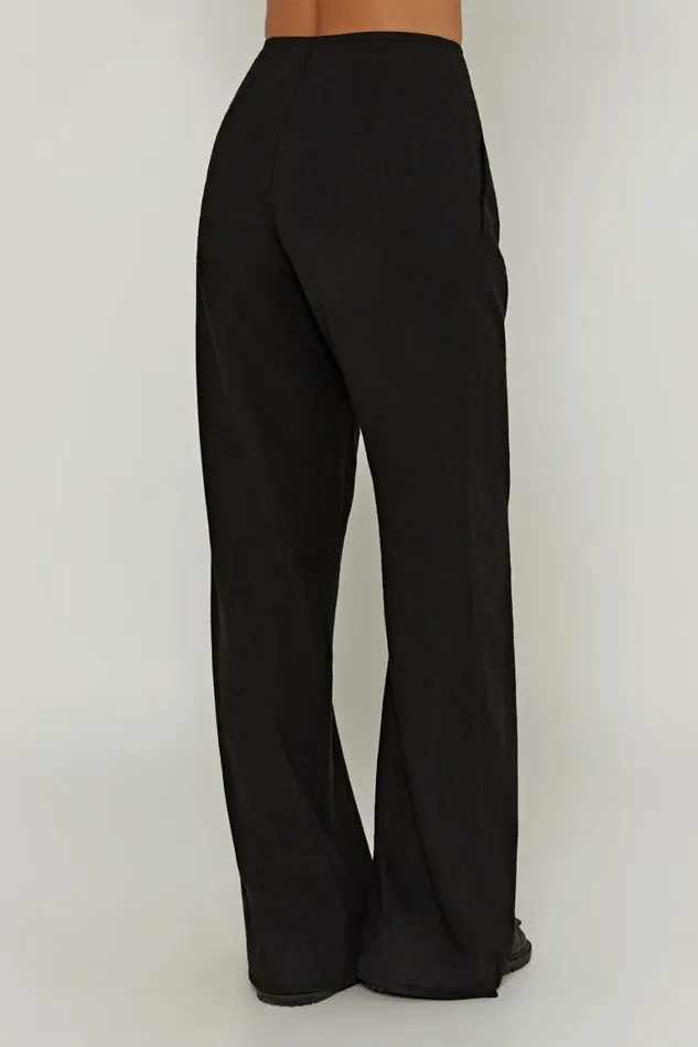 Women Adina Linen Pant 8211 Black Black Meshki Pants